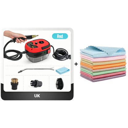 🥳2026 HOT SALE🥳💞50K+ SOLD!🛡️💧50% OFF! 2500W Handheld Steam Cleaner – High‑temp pressurized steam, melts grease & grime. No scrubbing. 🧼✨