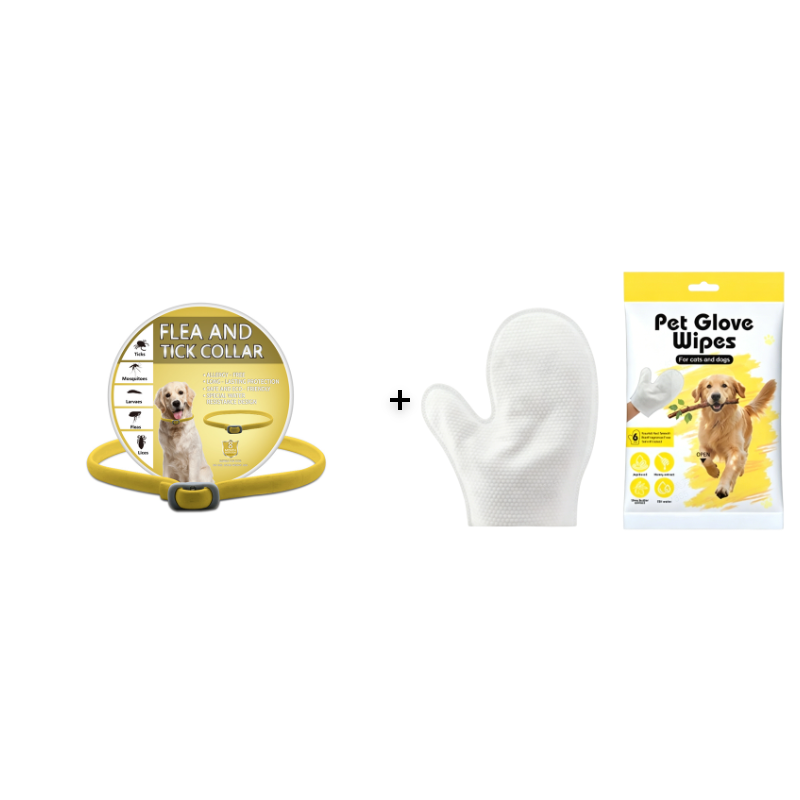 ⏰🔥LIMITED TIME 50% OFF!🔥50K+ SOLD! Natural Essential Oil Pet Pest Repellent Collar