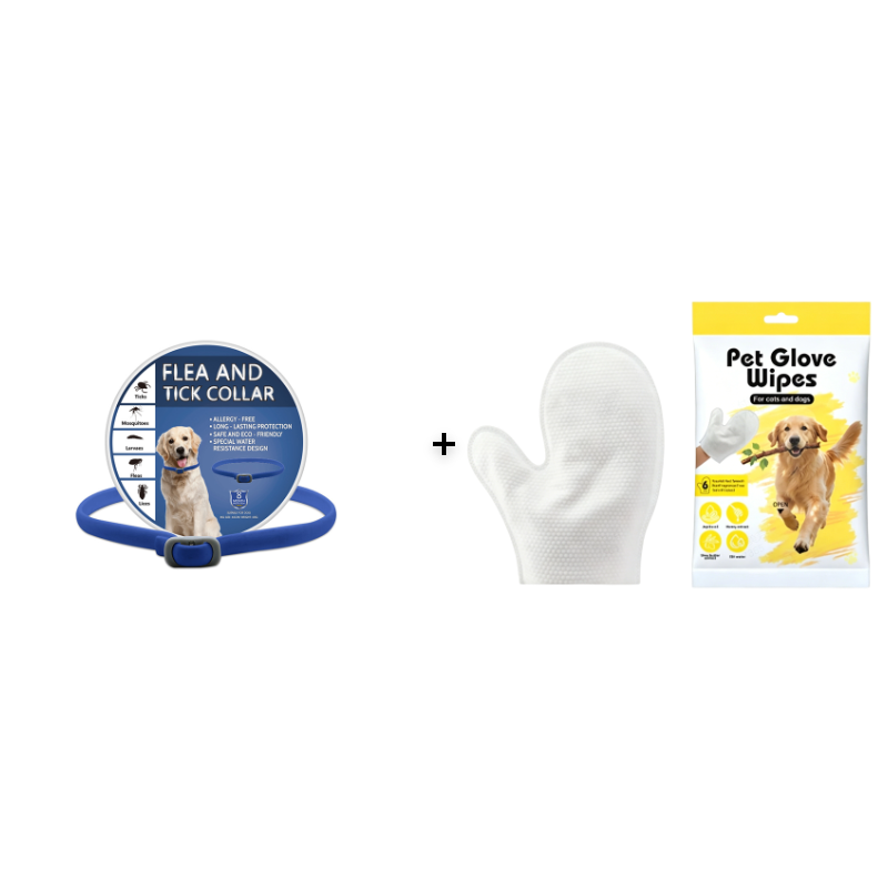 ⏰🔥LIMITED TIME 50% OFF!🔥50K+ SOLD! Natural Essential Oil Pet Pest Repellent Collar
