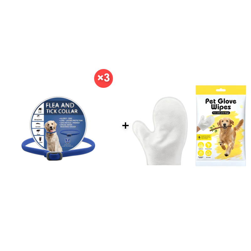⏰🔥LIMITED TIME 50% OFF!🔥50K+ SOLD! Natural Essential Oil Pet Pest Repellent Collar