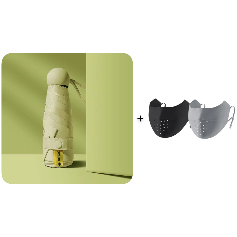 🔥 Hot Sale 50% OFF 🔥Dual-Purpose Portable Capsule Umbrella