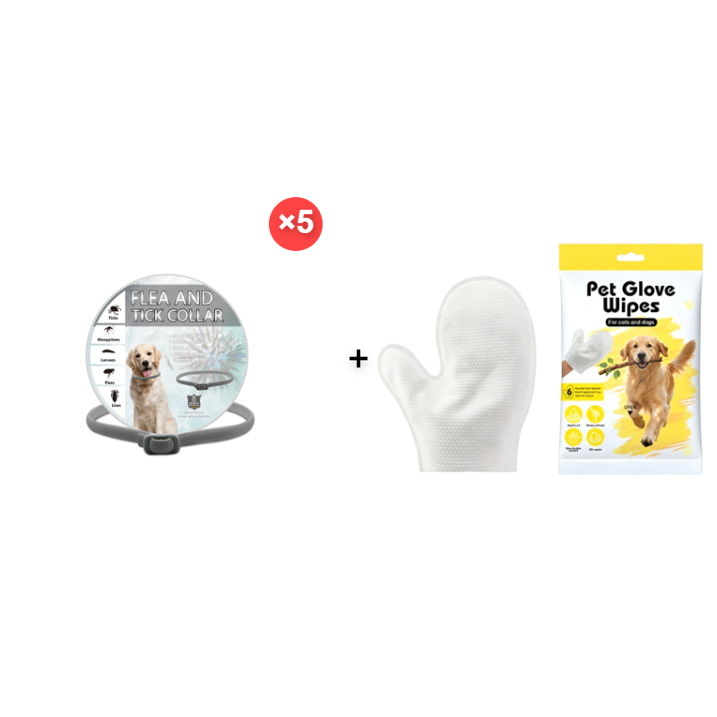 ⏰🔥LIMITED TIME 50% OFF!🔥50K+ SOLD! Natural Essential Oil Pet Pest Repellent Collar