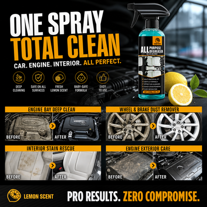✨Limited-time offer🔥All-Purpose Degreaser Spray🧼Remove Stains in 1 Second! ⚡