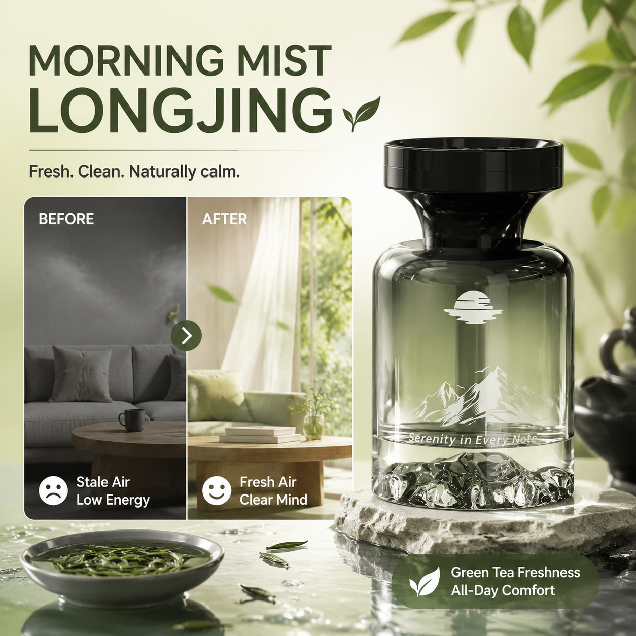 🥳2026 HOT SALE🥳🌿 50% OFF!🚗 110ml Long-Lasting Car Air Freshener – Natural plant extracts, eliminates smoke & pet odours. Weeks of freshness. Mountain design. Breath easy! 💨✨