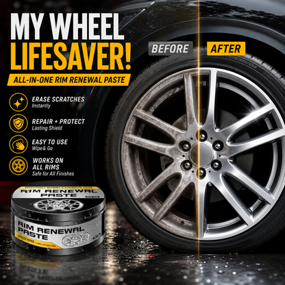 🔥Buy 1 Get 1 Free(each only 8.5$!!!)🔥50K+ SOLD!💨✨All-in-One Wheel Care & Restoration Paste