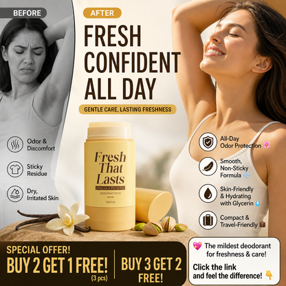 🔥Limited Time Promotion 50% OFF🔥Fresh Moisturizing Deodorant Stick