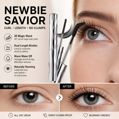 🎉Buy 1 Get 1 Free🎉3D Curling Metal Wand Mascara-Waterproof & Long-Lasting