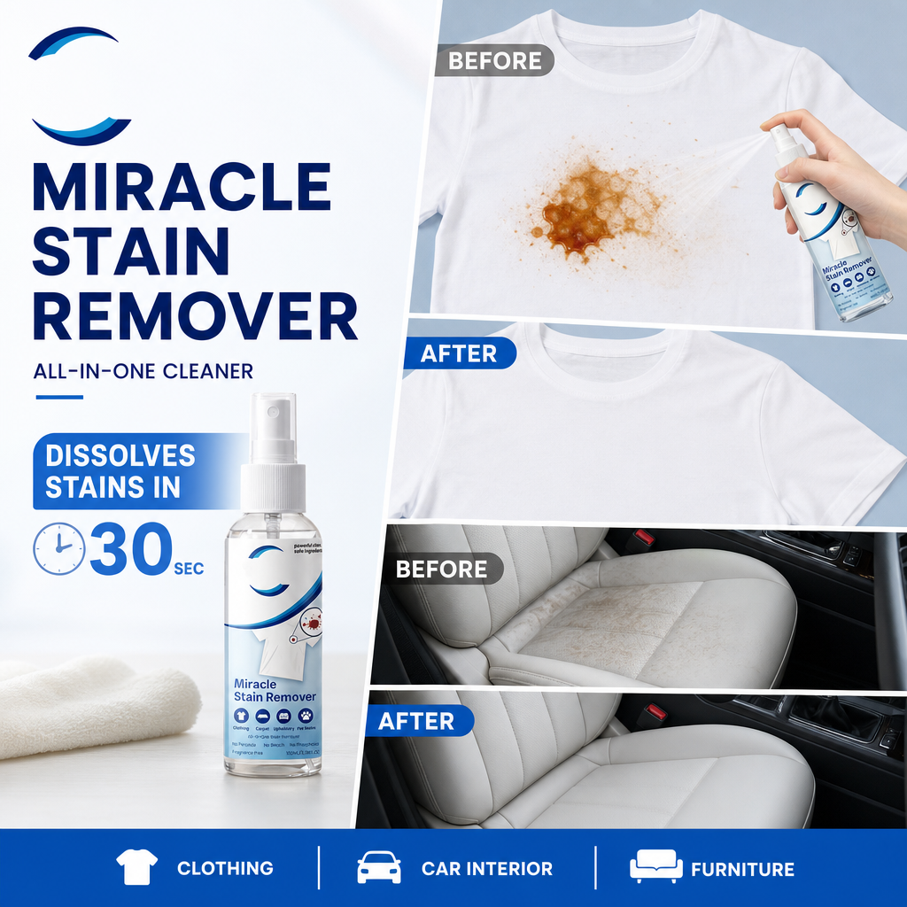 🔥Limited Time Promotion 50% OFF🔥Miracle Stain Remover Spray
