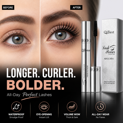 🧴💦 4D Waterproof Mascara – Silky Lengthening Formula | Sweat, Tears & Rain Resistant ☔😭✅