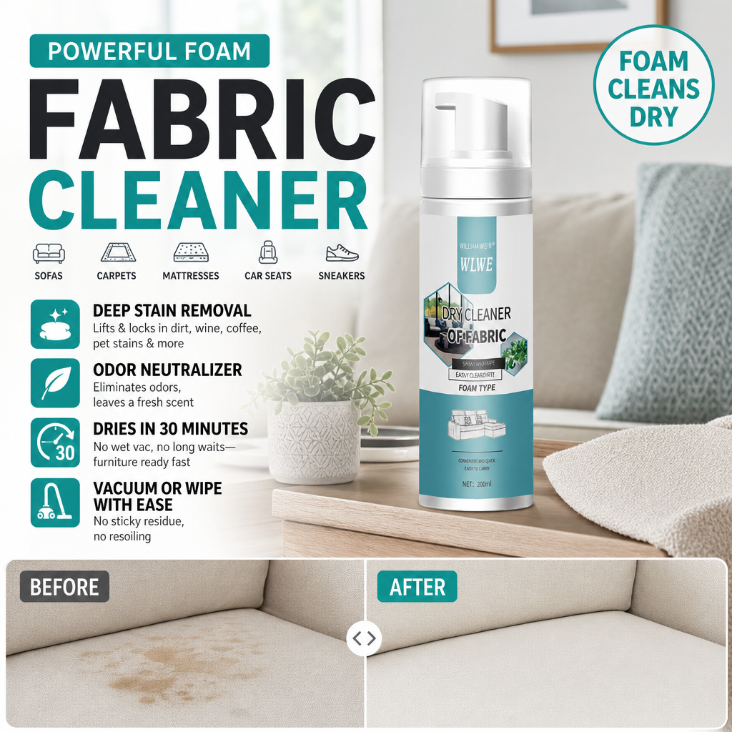 🥳2026 HOT SALE💞50K+ SOLD!Powerful Foam Cleaner for Fabric