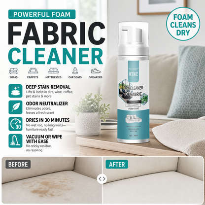 🥳2026 HOT SALE💞50K+ SOLD!Powerful Foam Cleaner for Fabric