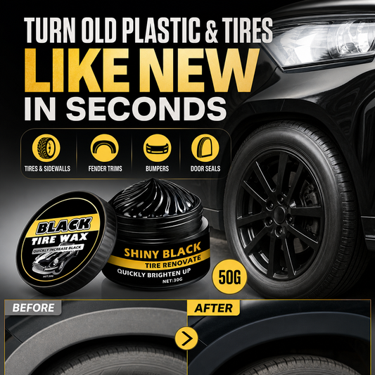 🔥Limited Time Promotion 50% OFF🔥Multi-Purpose Car Trim & Tire Restoration Wax