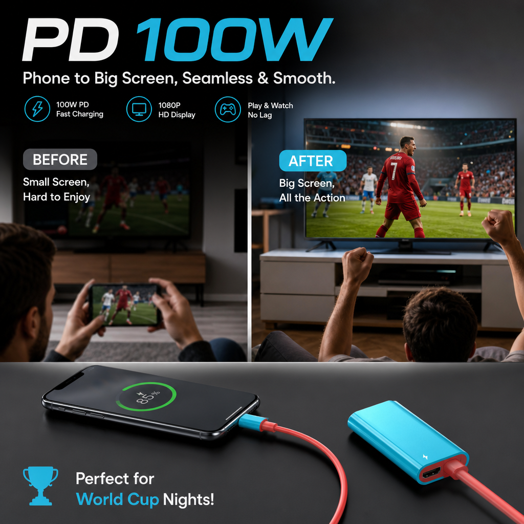 🔥 LIMITED-TIME 50% OFF! ✨Buy more save more🔥USB-C to HDMI Adapter Cable for Switch