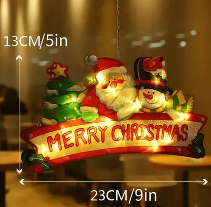 ⛄Christmas pre-sale🎄 Christmas Window Hanging Lights💡