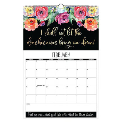 🏆Christmas Pre Sale 49% OFF - Here We F*cking Go Again: 2026 Swear Calendar for Tired-Ass Women