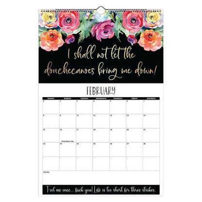 🏆Christmas Pre Sale 49% OFF - Here We F*cking Go Again: 2026 Swear Calendar for Tired-Ass Women