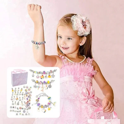 🎁2024-Christmas Hot Sale 49%OFF🎁🎉The Best Gift For Children-🎀DIY Gorgeous Bracelet Set🎉