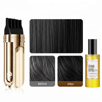 ⏳Time-Limited Special⏰2-in-1 Convenient Hair Dye Comb For Gray Hair