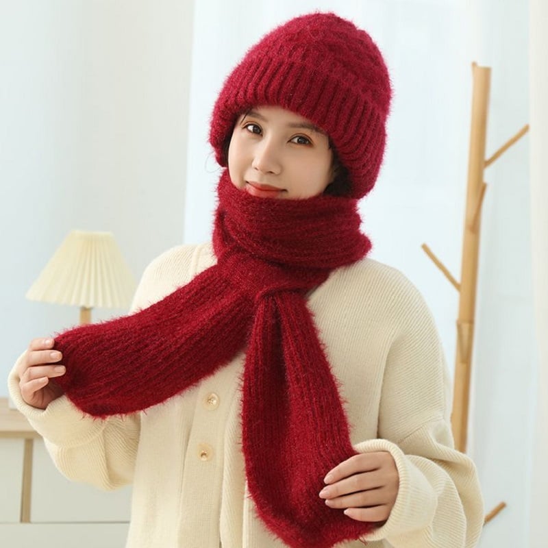 🎅EARLY CHRISTMAS SALE -50% OFF 🎄Winter Versatile Knitted Hooded Scarf for Women