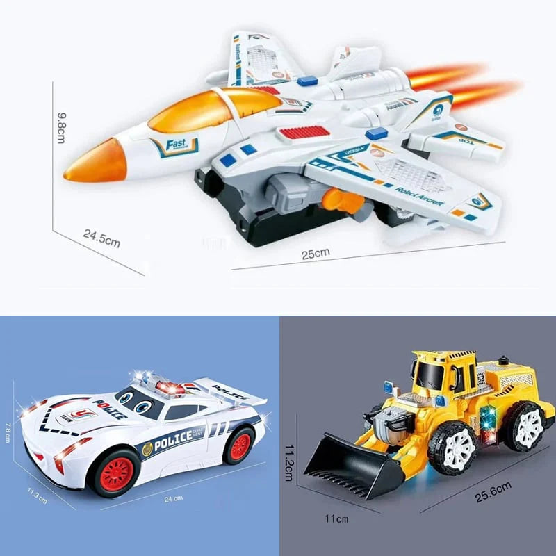 ✨HOT SALE 49% OFF🎁 Electric Universal Deformation Car Toy 🚗