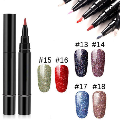 💅 Limited Time Buy 1 Get 1 Free - £12.99! ✨One Step Nail Gel Pen🎨Free handheld mini UV nail lamp💡