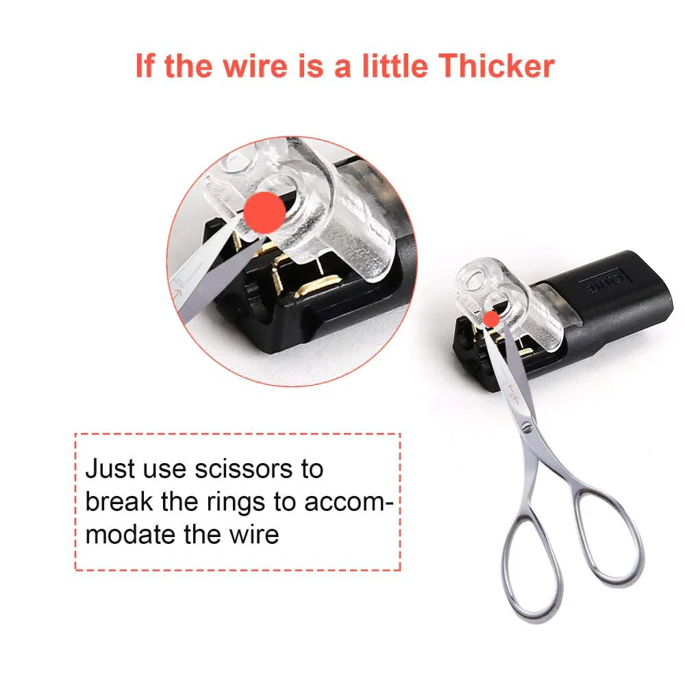 🔌 50% OFF NOW! ⏰ Double-wire Plug-in Connector With Locking Buckle – Secure fit, weather-resistant & easy install – ideal for automotive, boat or DIY wiring projects 🚗