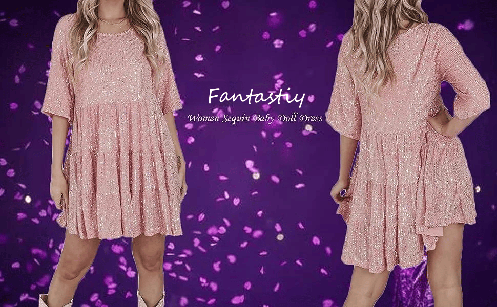 ✨2025 new-Cute Sparkly Dress For Sequin Party✨