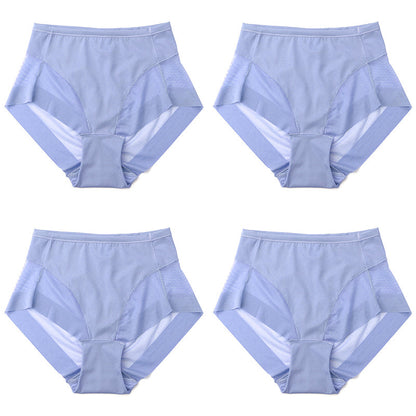 ⏳High Waist Ice Silk Seamless Shaping Briefs