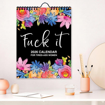🏆Christmas Pre Sale 49% OFF - Here We F*cking Go Again: 2026 Swear Calendar for Tired-Ass Women