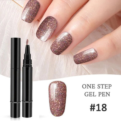 💅 Limited Time Buy 1 Get 1 Free - £12.99! ✨One Step Nail Gel Pen🎨Free handheld mini UV nail lamp💡