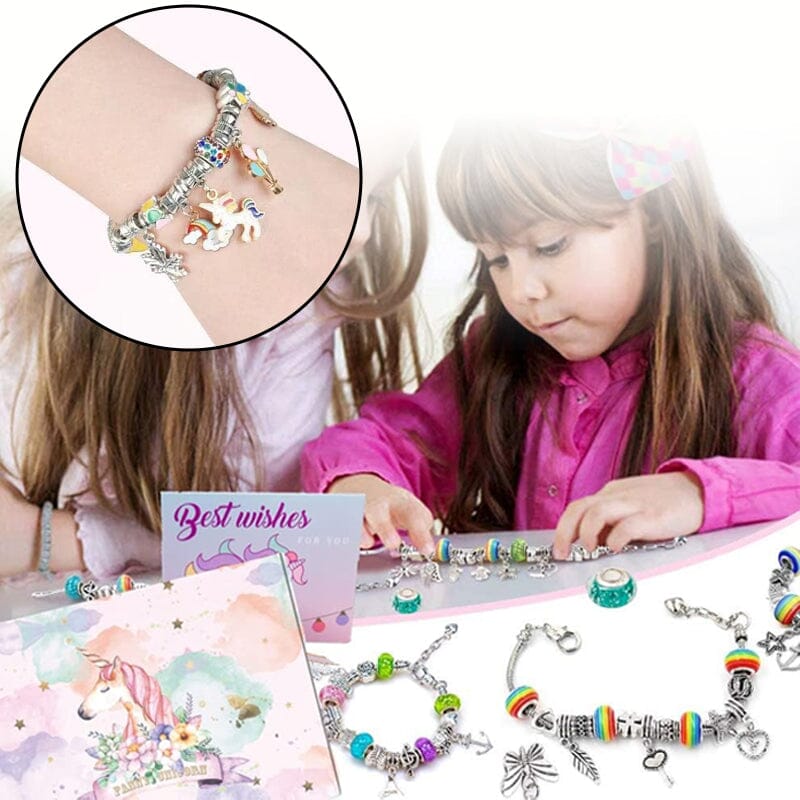 🎁2024-Christmas Hot Sale 49%OFF🎁🎉The Best Gift For Children-🎀DIY Gorgeous Bracelet Set🎉