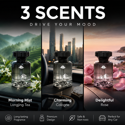 🥳2026 HOT SALE🥳🌿 50% OFF!🚗 110ml Long-Lasting Car Air Freshener – Natural plant extracts, eliminates smoke & pet odours. Weeks of freshness. Mountain design. Breath easy! 💨✨