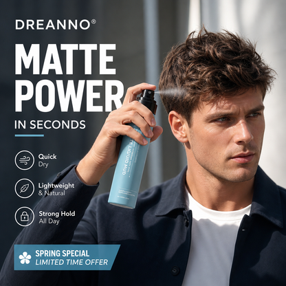 🔥Last day of the limited-time 50% off sale!🔥Men's Quick-Dry Matte Styling Mud Spray