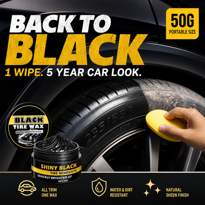 🔥Limited Time Promotion 50% OFF🔥Multi-Purpose Car Trim & Tire Restoration Wax