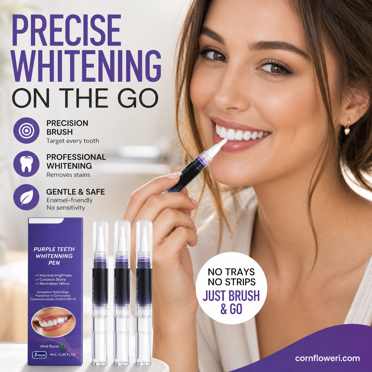 🔥Limited Time Promotion 50% OFF🔥Portable Teeth Whitening Pen Refill