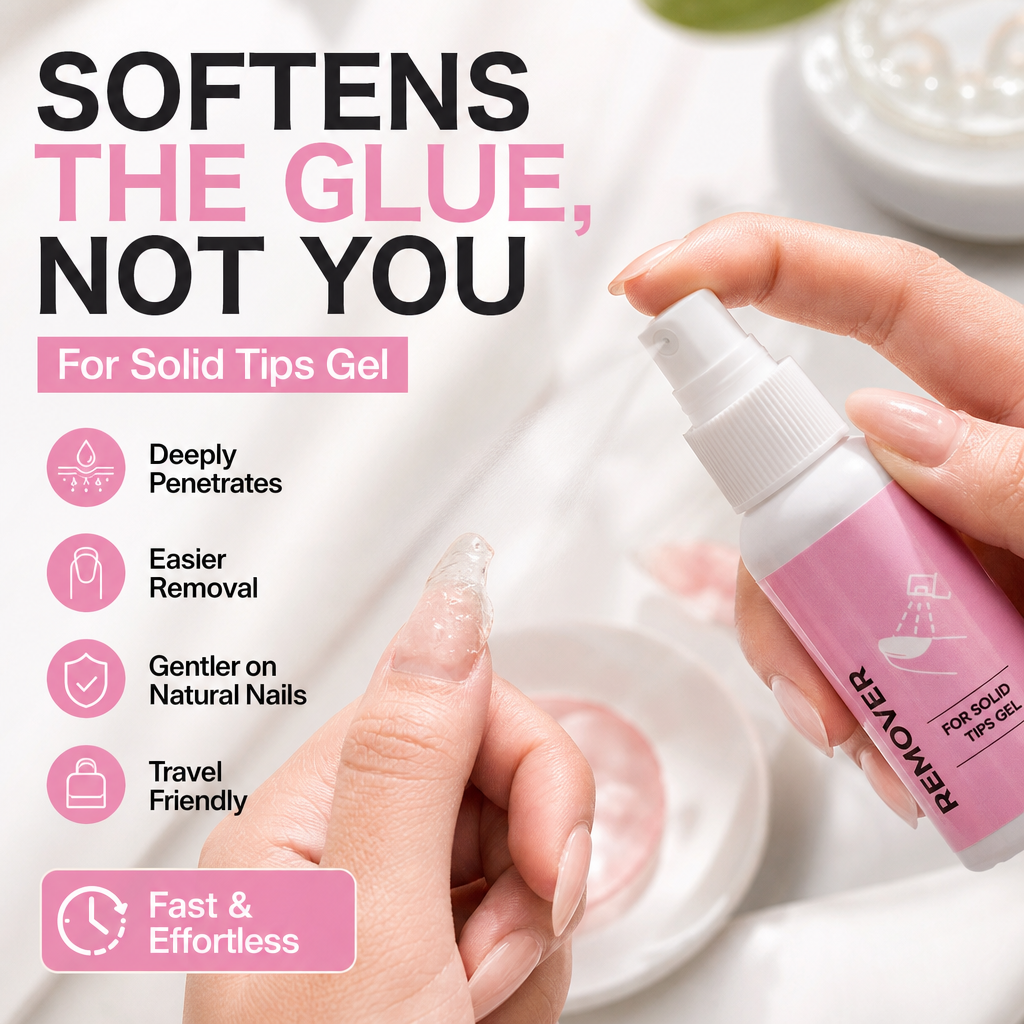 🔥Limited Time Promotion 50% OFF🔥Solid Glue Gel Remover Spray for Press-on Nails