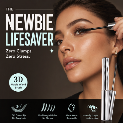 🎉Buy 1 Get 1 Free🎉3D Curling Metal Wand Mascara-Waterproof & Long-Lasting