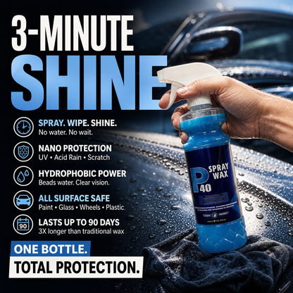 🚗 BUY 2 GET 1 FREE! ✨ Car Detailing Liquid Wax Spray – Hydrophobic & UV protection – Quick shine, no streaks – perfect for paint, glass or plastic – easy spray-on formula 🧼