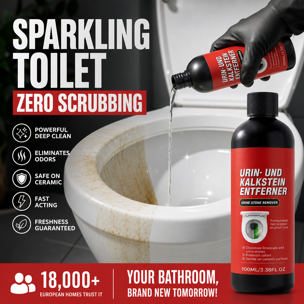 🚀 JUST LAUNCHED! 50% OFF 💎 Heavy-Duty Toilet Cleaner 🧪 Melts Away Years of Urine Scale & Limescale ✨ No More Scrubbing