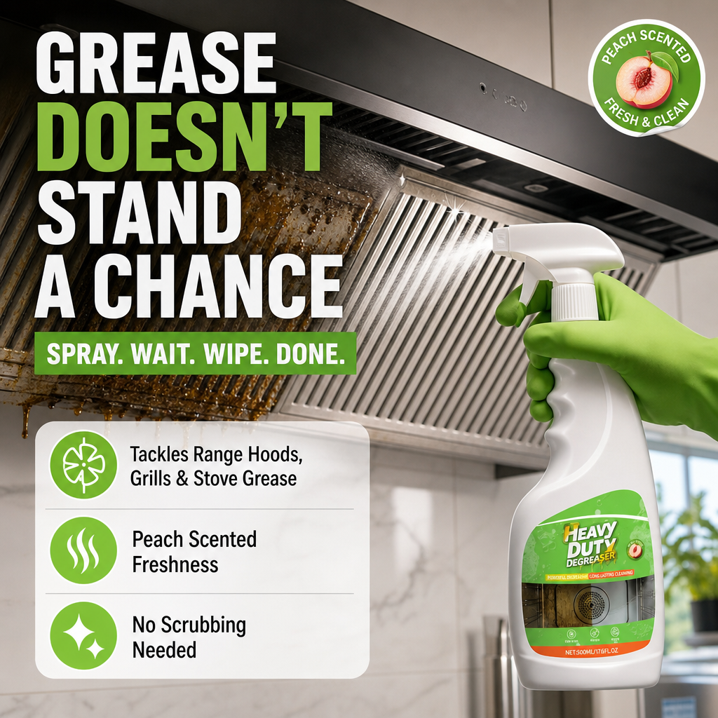 🏆LAST DAY SALE: 50% OFF🧼Heavy Duty Kitchen Degreaser Spray