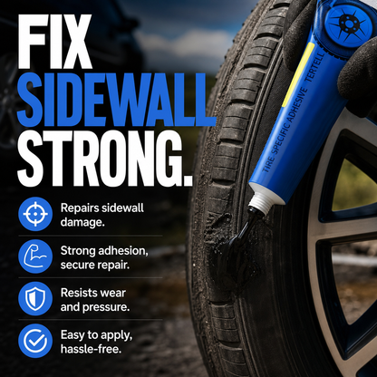 🔥Black Tire Repair Glue for Sidewall Bonding