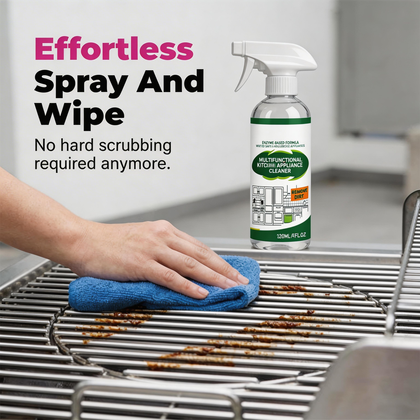 🔥Limited Time Promotion 50% OFF🔥Multifunctional Kitchen Appliance Cleaner Spray
