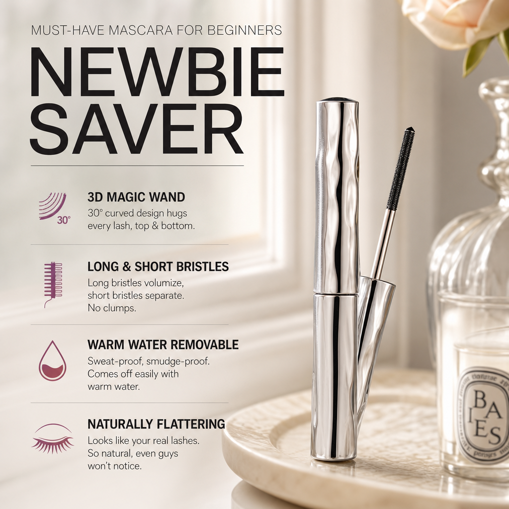 🎉Buy 1 Get 1 Free🎉3D Curling Metal Wand Mascara-Waterproof & Long-Lasting