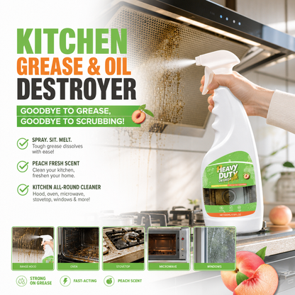 🏆LAST DAY SALE: 50% OFF🧼Heavy Duty Kitchen Degreaser Spray