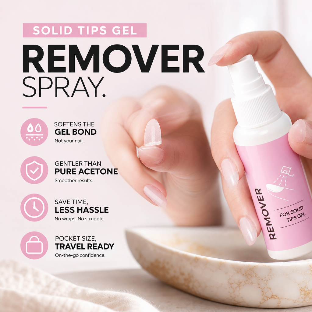 🔥Limited Time Promotion 50% OFF🔥Solid Glue Gel Remover Spray for Press-on Nails