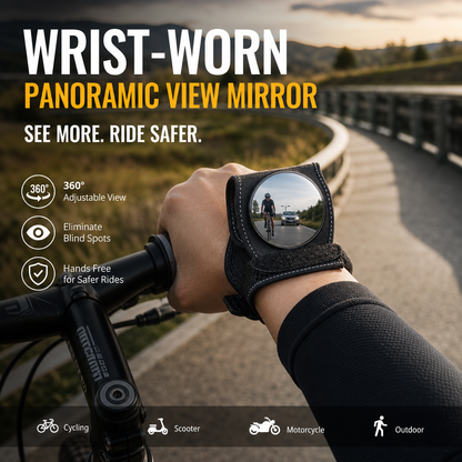 🔥Limited Time Promotion 50% OFF🔥Bicycle Wrist Safety Rear-View Mirror