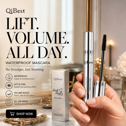 🧴💦 4D Waterproof Mascara – Silky Lengthening Formula | Sweat, Tears & Rain Resistant ☔😭✅