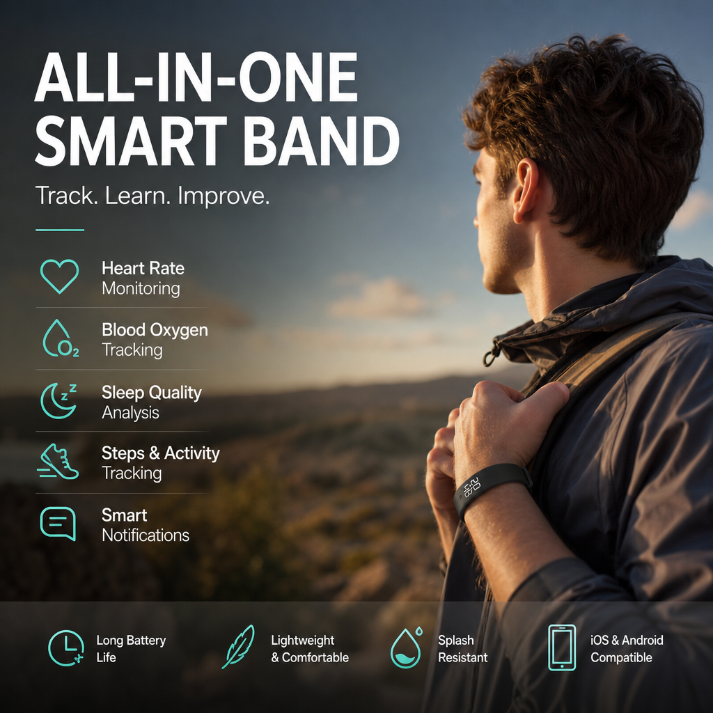 ⌚ 2026 Sale — Over 27100 Sold!✨Smart Sensor Bracelet – All-Day Health Tracking 💓