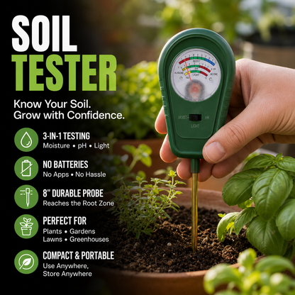 🔥Limited Time Promotion 50% OFF🔥3-in-1 Soil Detector with Pointer Display