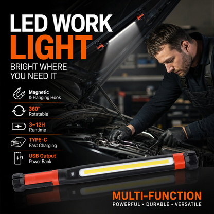 📢 Limited-time 49% off offer! 💡 4-in-1 Rechargeable Work Light – Hands-Free, Anywhere